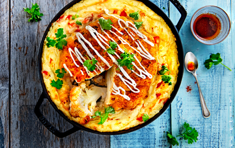 Thumbnail video Bloemkoolschotel met paprika en aioli