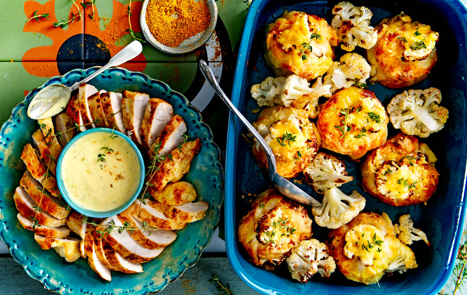 Thumbnail video Kerriekip met bloemkoolkaasgratins