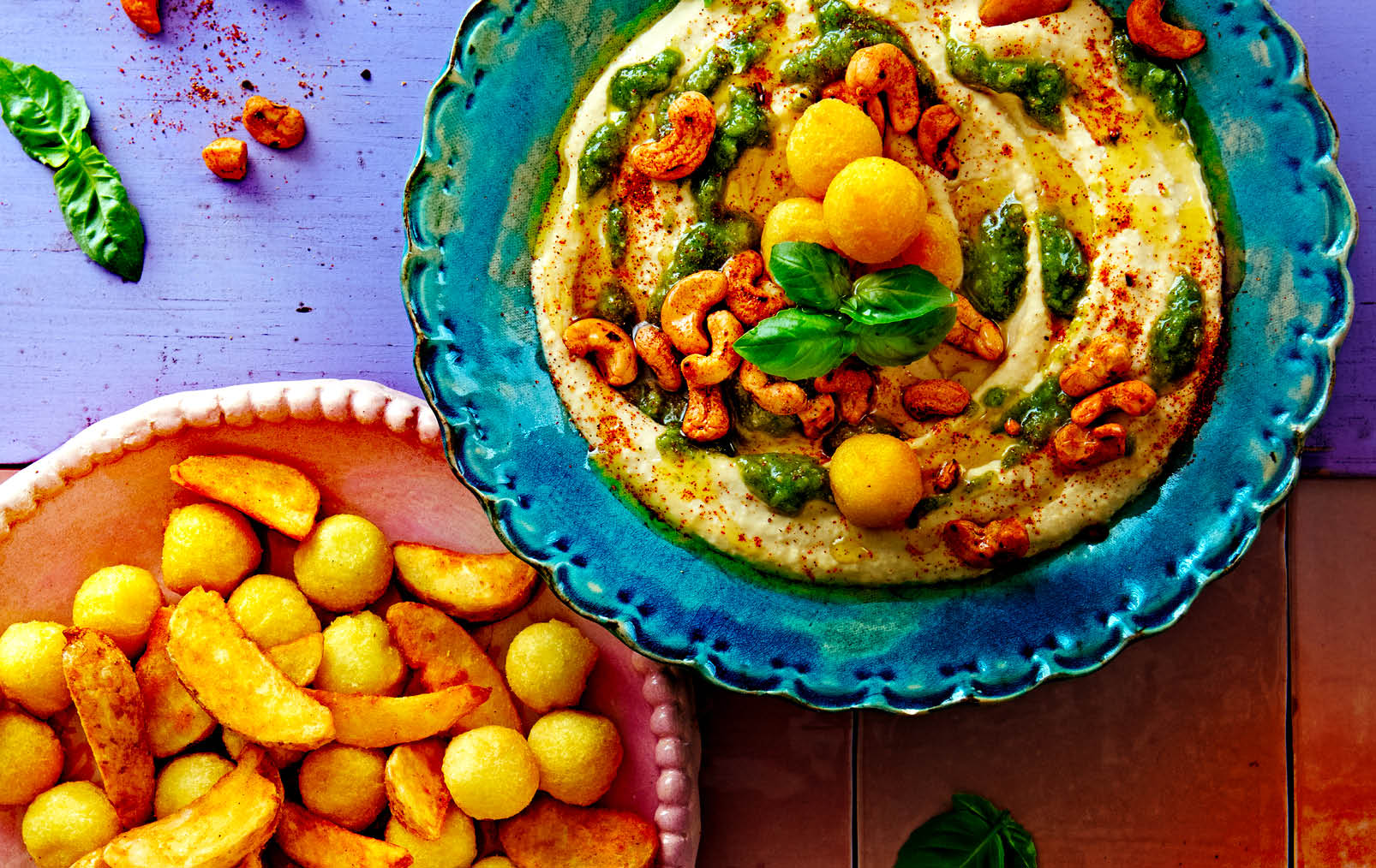 Thumbnail video Hummus met cashewpesto
