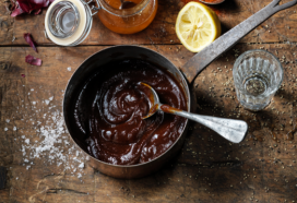 Homemade pulled porksaus