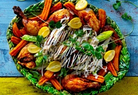 Roasted Chicken & Chilimayo loaded fries