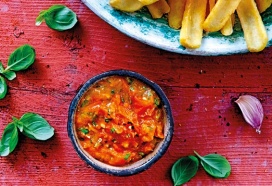 Tomaten-basilicumdip