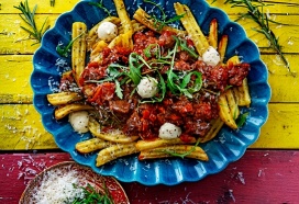 Toscan Stew loaded fries