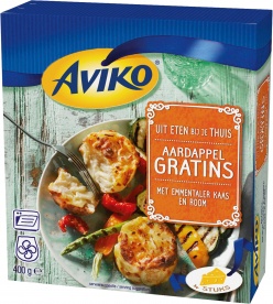 Benodigd product: Aardappel Gratins met Emmentaler Kaas & Room