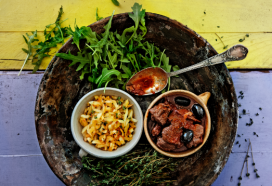 Lamsstoof met tijmrösti