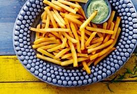 Friet met huisgemaakte dragonmayonaise