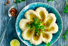 Loaded puree met citroen & limoen gremolata